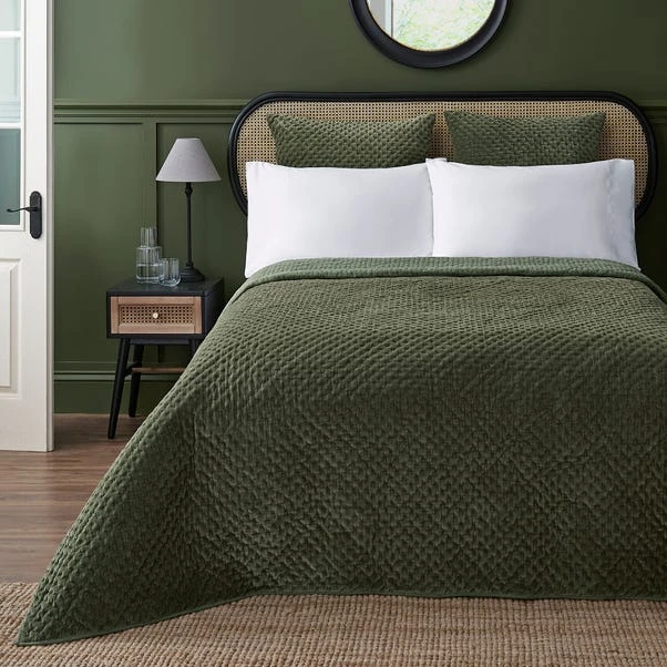 Dorma Genevieve Green Continental Square Pillowcase 5 Dorma Genevieve Green Continental Square Pillowcase - Image 3