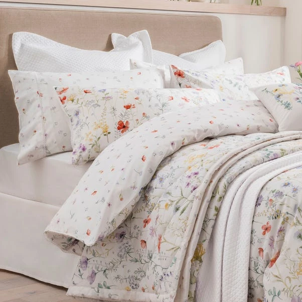 Dorma Wildflower 300 Thread Count 100% Cotton Duvet Cover 10 Dorma Wildflower 300 Thread Count 100% Cotton Duvet Cover - Image 8