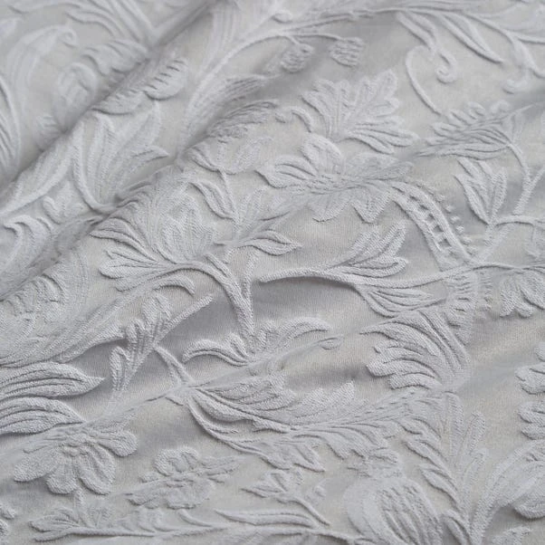 Dorma Winchester Jacquard Grey Duvet Cover 14 Dorma Winchester Jacquard Grey Duvet Cover - Image 12