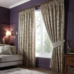 Dorma Woodland Birds Pencil Pleat Curtains 38 Dorma Woodland Birds Pencil Pleat Curtains -Lollipop 30413580 alt03