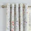 Dorma Botanical Wildflower Blackout Eyelet Curtains -Lollipop 30502519