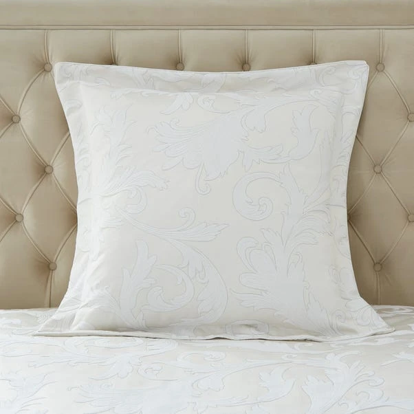 Dorma Acanthus Jacquard Continental Square Pillowcase 3 Dorma Acanthus Jacquard Continental Square Pillowcase
