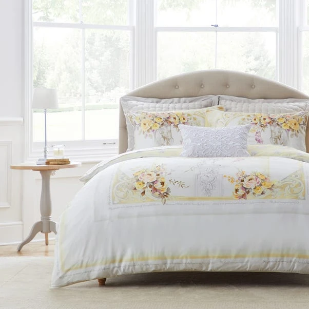 Dorma Hartington 100% Cotton Reversible Duvet Cover And Pillowcase Set 3 Dorma Hartington 100% Cotton Reversible Duvet Cover And Pillowcase Set