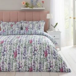Dorma Country Garden 100% Cotton Duvet Cover And Pillowcase Set 31 Dorma Country Garden 100% Cotton Duvet Cover And Pillowcase Set -Lollipop 30711583 alt02