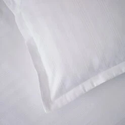 Dorma Purity Staunton Waffle Stripe White 100% Cotton Duvet Cover And Pillowcase Set 24 Dorma Purity Staunton Waffle Stripe White 100% Cotton Duvet Cover And Pillowcase Set -Lollipop 30727597 alt04