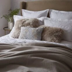 Dorma Purity Kempley Jacquard White Duvet Cover And Pillowcase Set -Lollipop 30727602 alt07