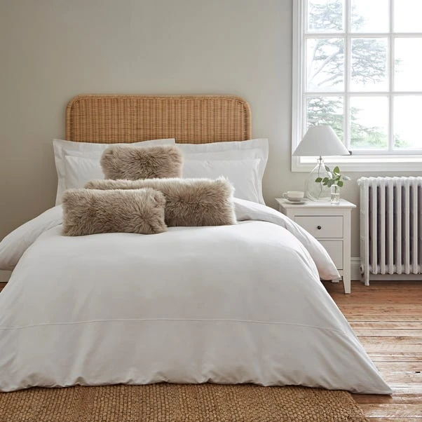 Dorma Natural Sheepskin Boudoir Cushion 6 Dorma Natural Sheepskin Boudoir Cushion - Image 4