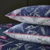 Dorma Winter Garden Navy 100% Cotton Oxford Pillowcase Pair 2 Dorma Winter Garden Navy 100% Cotton Oxford Pillowcase Pair -Lollipop 30729455