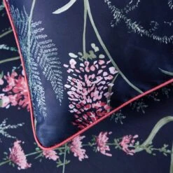 Dorma Winter Garden Navy 100% Cotton Oxford Pillowcase Pair 8 Dorma Winter Garden Navy 100% Cotton Oxford Pillowcase Pair -Lollipop 30729455 alt01