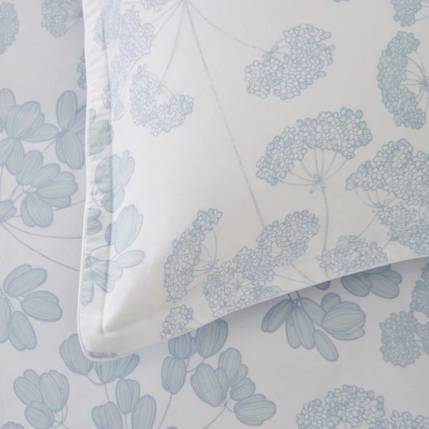 Dorma Daylesford Blue 100% Cotton Oxford Pillowcase Pair 6 Dorma Daylesford Blue 100% Cotton Oxford Pillowcase Pair - Image 4