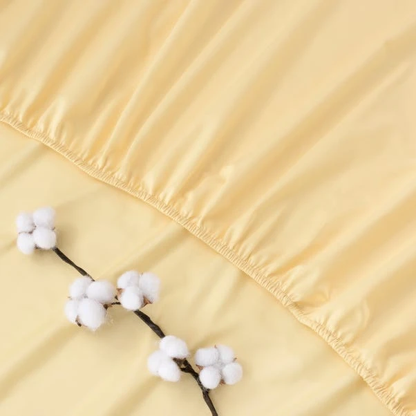 Dorma Smooth & Soft 300 Thread Count Cotton Sateen Fitted Sheet 3 Dorma Smooth & Soft 300 Thread Count Cotton Sateen Fitted Sheet