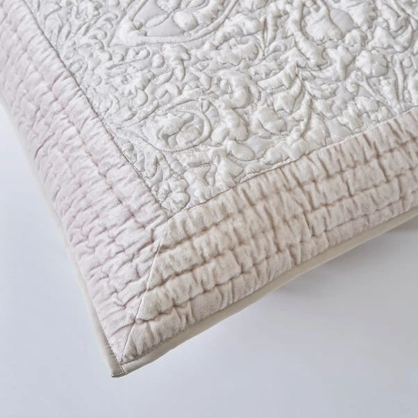 Dorma Charlbury Ivory Continental Pillowcase 4 Dorma Charlbury Ivory Continental Pillowcase - Image 2