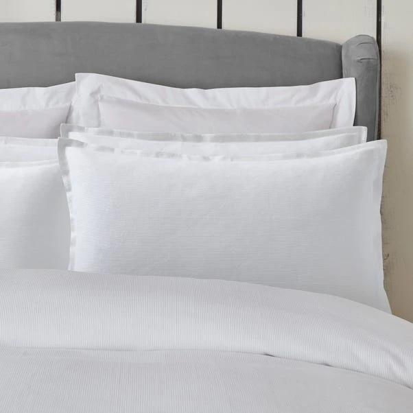 Dorma Purity Tetbury 100% Cotton Duvet Cover And Pillowcase Set 16 Dorma Purity Tetbury 100% Cotton Duvet Cover And Pillowcase Set - Image 14
