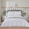 Dorma Purity Tetbury 100% Cotton Duvet Cover And Pillowcase Set