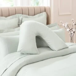 Dorma Smooth & Soft 300 Thread Count Cotton Sateen V-Shaped Pillowcase -Lollipop 30770606