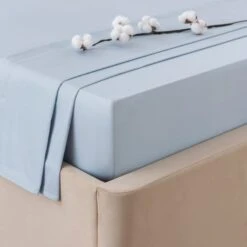 Dorma Smooth & Soft 300 Thread Count Cotton Sateen Flat Sheet 25 Dorma Smooth & Soft 300 Thread Count Cotton Sateen Flat Sheet -Lollipop 30770617 alt01