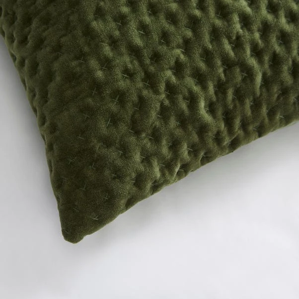 Dorma Genevieve Green 100% Cotton Standard Pillowcase 4 Dorma Genevieve Green 100% Cotton Standard Pillowcase - Image 2