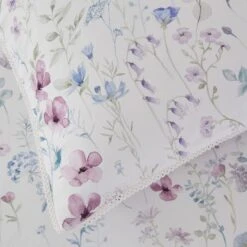 Dorma Wildflower Mauve Cotton Pillowcase Pair 9 Dorma Wildflower Mauve Cotton Pillowcase Pair -Lollipop 30799105 alt02