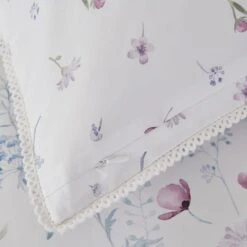 Dorma Wildflower Mauve Cotton Pillowcase Pair 10 Dorma Wildflower Mauve Cotton Pillowcase Pair -Lollipop 30799105 alt03