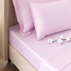 Dorma Smooth & Soft 300 Thread Count Cotton Sateen Fitted Sheet 41 Dorma Smooth & Soft 300 Thread Count Cotton Sateen Fitted Sheet -Lollipop 30802331