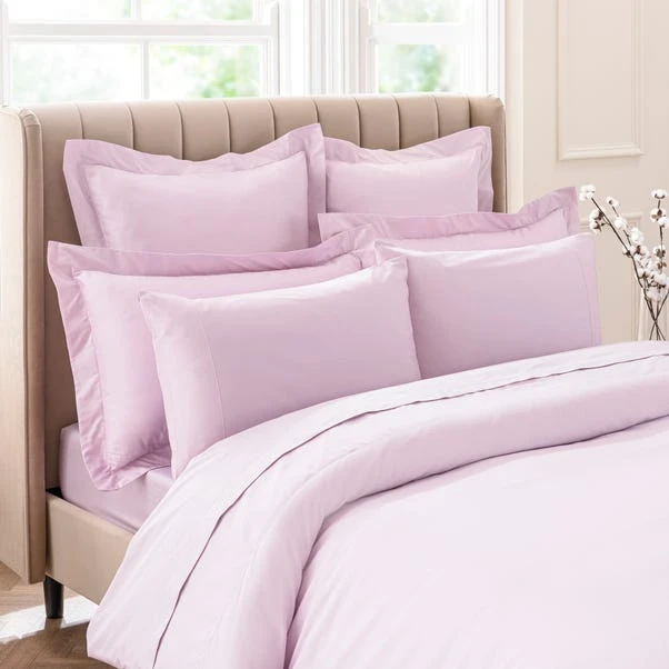 Dorma Smooth & Soft 300 Thread Count Cotton Sateen Standard Pillowcase 4 Dorma Smooth & Soft 300 Thread Count Cotton Sateen Standard Pillowcase - Image 2