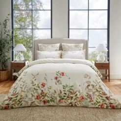 Dorma Rambling Rose Cream Cotton Duvet Cover And Pillowcase Set 33 Dorma Rambling Rose Cream Cotton Duvet Cover And Pillowcase Set -Lollipop 30827696 alt01