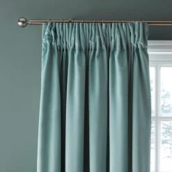 Dorma Burford Blackout Velvet Pencil Pleat Curtains 34 Dorma Burford Blackout Velvet Pencil Pleat Curtains -Lollipop 30828860