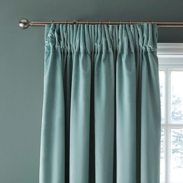 Dorma Burford Blackout Velvet Pencil Pleat Curtains 15 Dorma Burford Blackout Velvet Pencil Pleat Curtains - Image 13