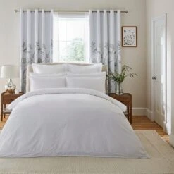 Dorma Purity Meadow 100% Cotton Duvet Cover And Pillowcase Set 24 Dorma Purity Meadow 100% Cotton Duvet Cover And Pillowcase Set -Lollipop 30862296 alt02