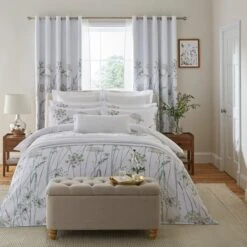 Dorma Purity Meadow 100% Cotton Duvet Cover And Pillowcase Set 25 Dorma Purity Meadow 100% Cotton Duvet Cover And Pillowcase Set -Lollipop 30862296 alt03