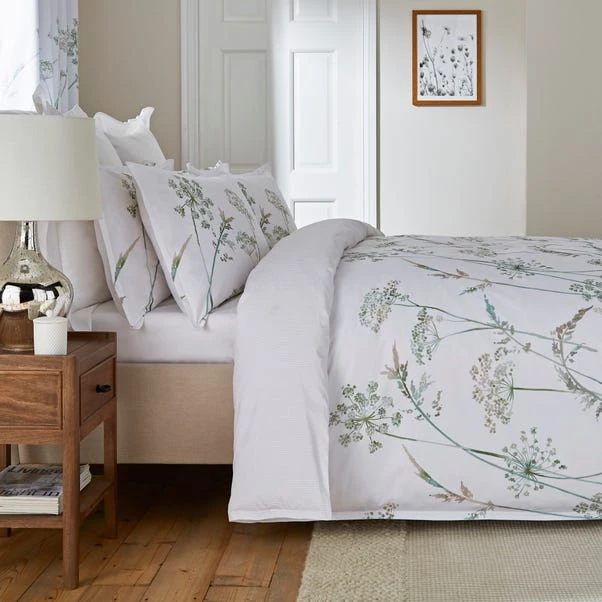 Dorma Purity Meadow 100% Cotton Duvet Cover And Pillowcase Set 7 Dorma Purity Meadow 100% Cotton Duvet Cover And Pillowcase Set - Image 5