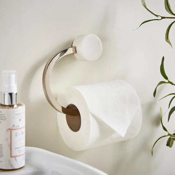 Dorma Purity Marble Toilet Roll Holder 6 Dorma Purity Marble Toilet Roll Holder - Image 4