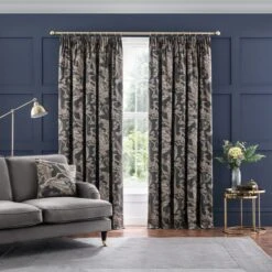 Dorma Gilded Crane Pencil Pleat Curtains 41 Dorma Gilded Crane Pencil Pleat Curtains -Lollipop 30877497 alt01