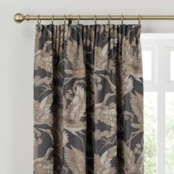 Dorma Gilded Crane Pencil Pleat Curtains 31 Dorma Gilded Crane Pencil Pleat Curtains -Lollipop 30877543
