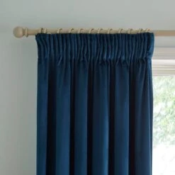 Dorma Burford Blackout Velvet Pencil Pleat Curtains 30 Dorma Burford Blackout Velvet Pencil Pleat Curtains -Lollipop 30896827