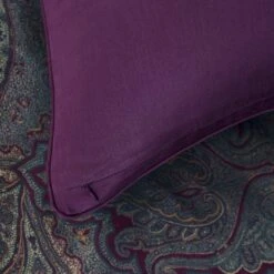 Dorma Paisley Jacquard 300 Thread Count Standard Pillowcase Pair -Lollipop 30900192 alt05