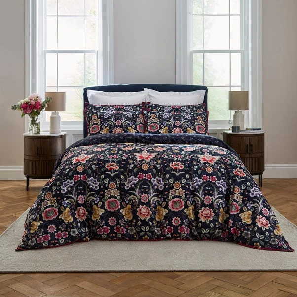 Dorma Midnight Garden Ink Duvet Cover And Pillowcase Set 7 Dorma Midnight Garden Ink Duvet Cover And Pillowcase Set - Image 5