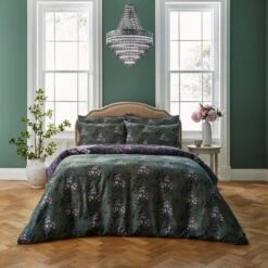 Dorma Giverny Damson Duvet Cover And Pillowcase Set 23 Dorma Giverny Damson Duvet Cover And Pillowcase Set -Lollipop 30900286 alt02