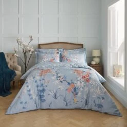 Dorma Love Bird Cotton Duvet Cover And Pillowcase Set