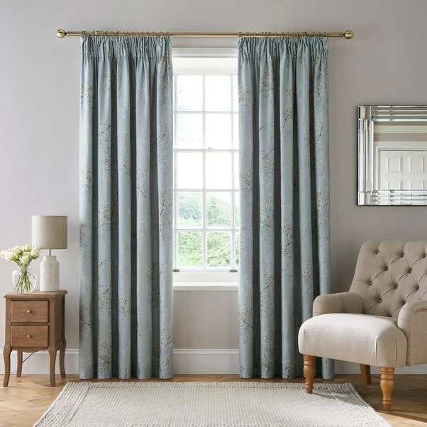 Dorma Gypsophilia Blackout Pencil Pleat Curtains 12 Dorma Gypsophilia Blackout Pencil Pleat Curtains - Image 10