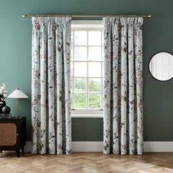 Dorma Love Bird Blackout Pencil Pleat Curtains -Lollipop 30902376 alt01