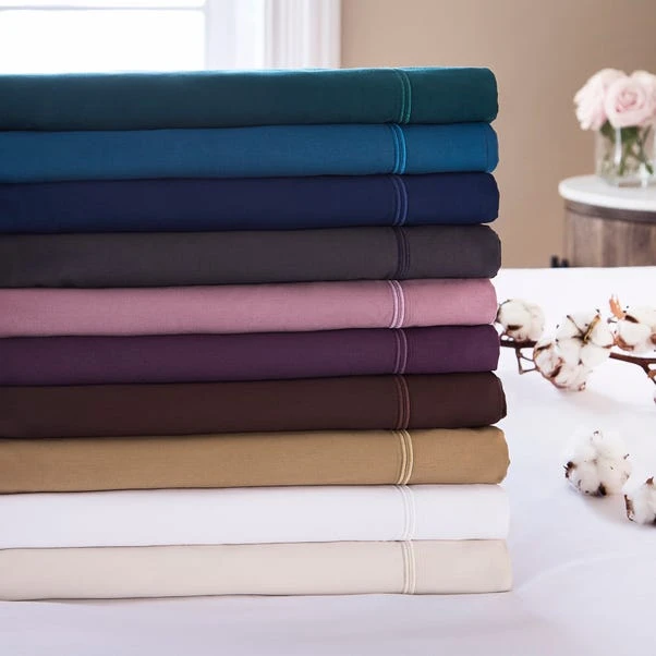 Dorma Cotton Sateen 800 Thread Count Flat Sheet 18 Dorma Cotton Sateen 800 Thread Count Flat Sheet - Image 16