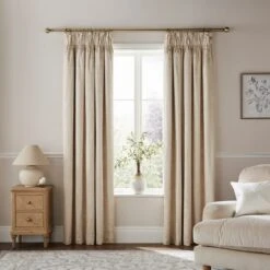 Dorma Luxe Palms Pencil Pleat Blackout Curtains -Lollipop 30927275 alt01