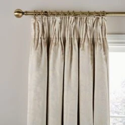 Dorma Luxe Palms Pencil Pleat Blackout Curtains