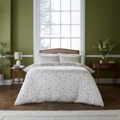 Dorma Botanical Panel Duvet Cover & Pillowcase Set -Lollipop 30931198 alt02