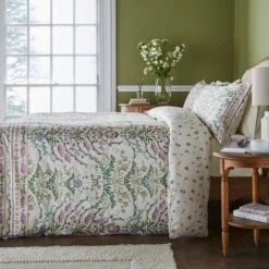 Dorma Botanical Panel Duvet Cover & Pillowcase Set -Lollipop 30931198 alt06